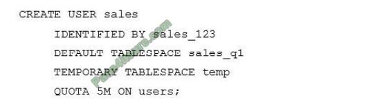 Examwall 1Z0-082 exam questions-q5